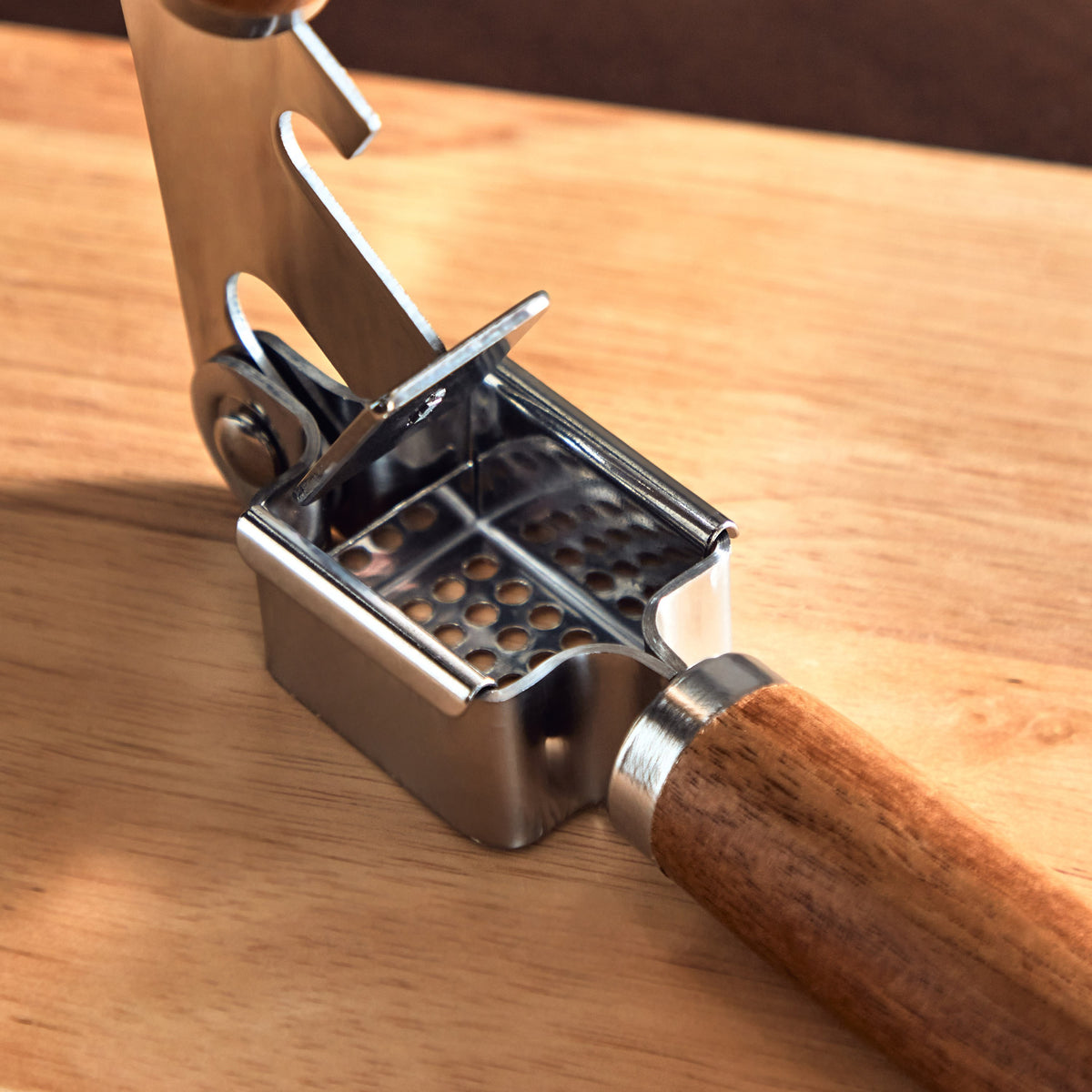Homebox Stainless Steel Garlic Press – Heavy Duty Hand Garlic Crusher & Mincer