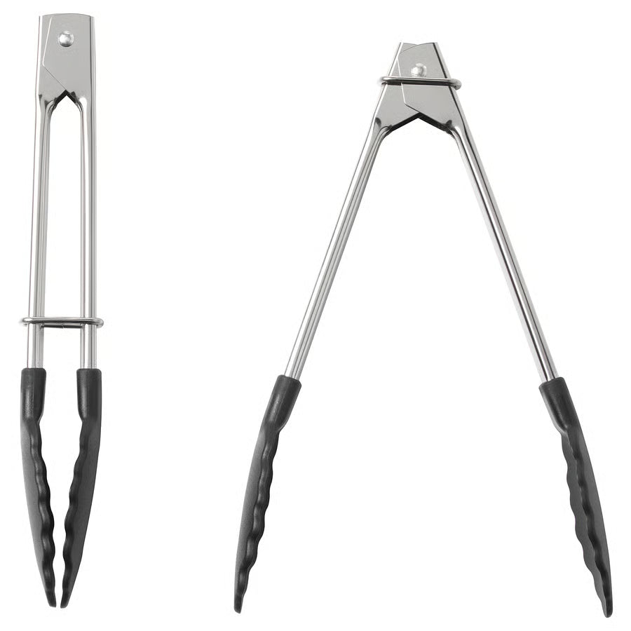 IKEA TILLÄMPAD Tongs – Heavy-Duty Stainless Steel Kitchen & Grill Tongs