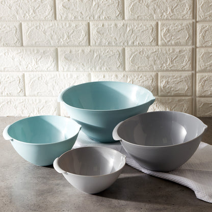 Home Box Royal 4-Piece Mixing Bowl Set (Random color)– Nesting Kitchen Prep & Baking Bowls