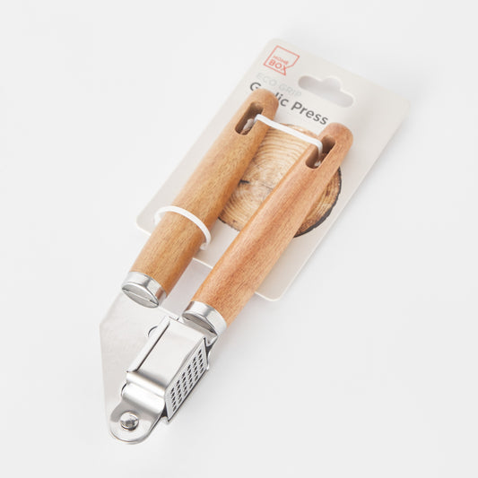 Homebox Stainless Steel Garlic Press – Heavy Duty Hand Garlic Crusher & Mincer
