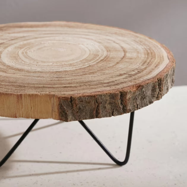 Panhome Wooden Decorative Stand (25x25x11 cm)