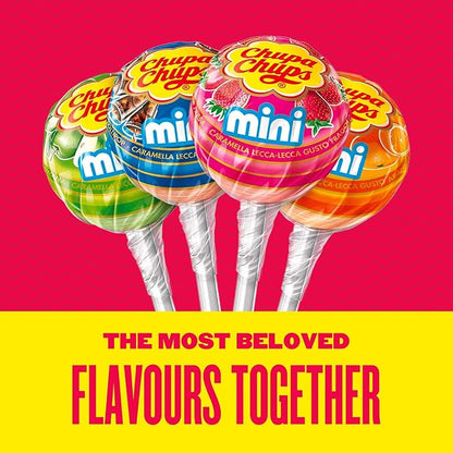 Chupa Chups Mini Lollipops Assorted Flavors Bag (35 Pieces)