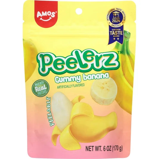 Banana Peelerz Peelable Gummy Candy 120 Grams - Peelers Peeling Fruit Snacks Treats