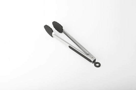 Nutricook Silicone Food Tongs – Heat-Resistant Non-Stick Kitchen Tongs with Pull-Lock Mechanism