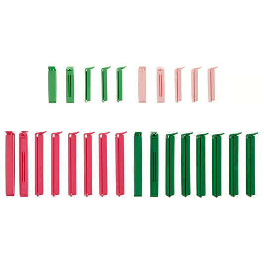 IKEA BEVARA Sealing Clip Set of 26 (Mixed Colors & Sizes) – Airtight Bag Clips for Food Storage