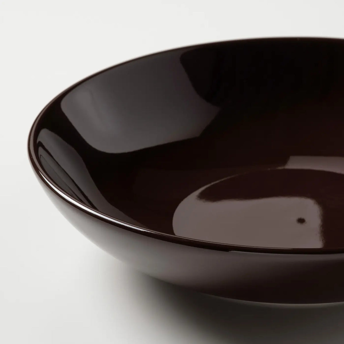 IKEA FÄRGKLAR Glossy Brown Deep Plate (23 cm)- 4Pcs