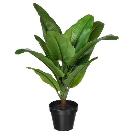 IKEA -Artificial potted plant, indoor/outdoor Banana tree, 4 ¾ "