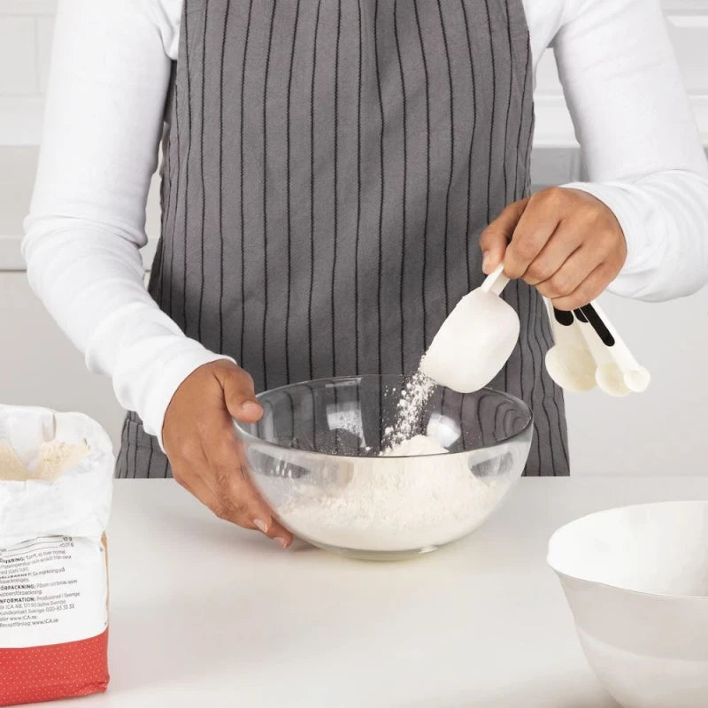 IKEA STÄM 4-Piece Measuring Cups Set – BPA-Free Plastic Metric & Spoon Measuring Set