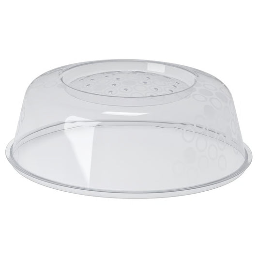 IKEA PRICKIG Microwave Lid – Anti-Splatter Plate Cover with Steam Vents (BPA-Free, 26 cm)