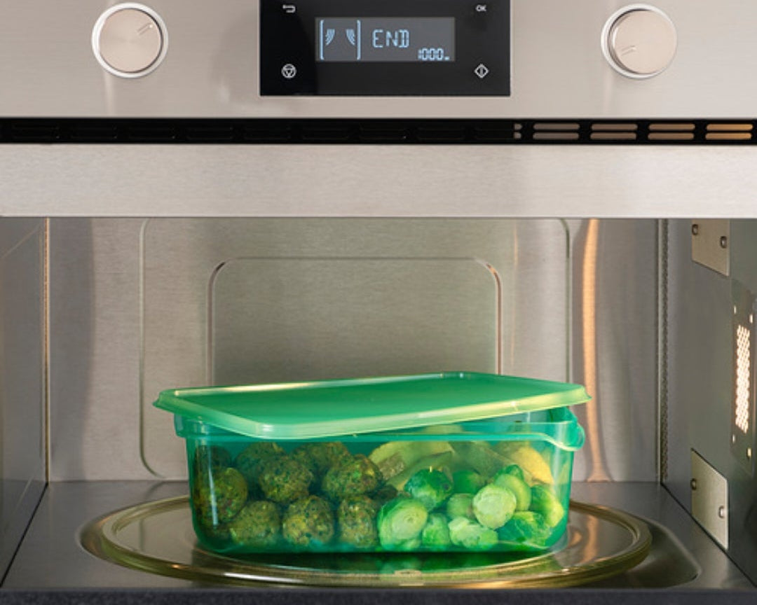 IKEA PRUTA Food Container Set of 17 (Transparent/Green) – Reusable Meal Prep & Pantry Storage Set