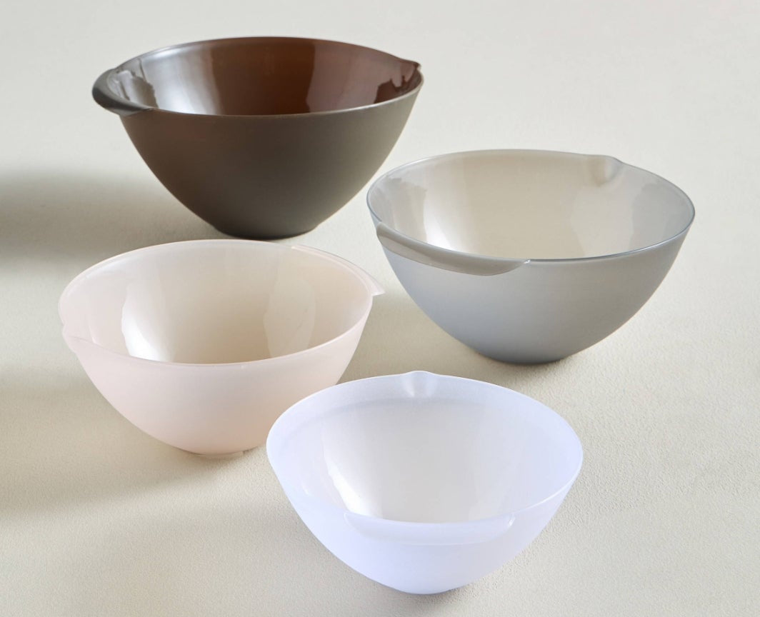 Home Box Royal 4-Piece Mixing Bowl Set (Random color)– Nesting Kitchen Prep & Baking Bowls