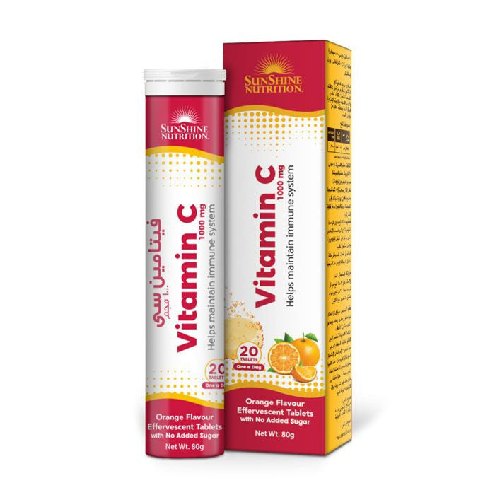 Sunshine nutritions, vitamin c (20 tabs)
