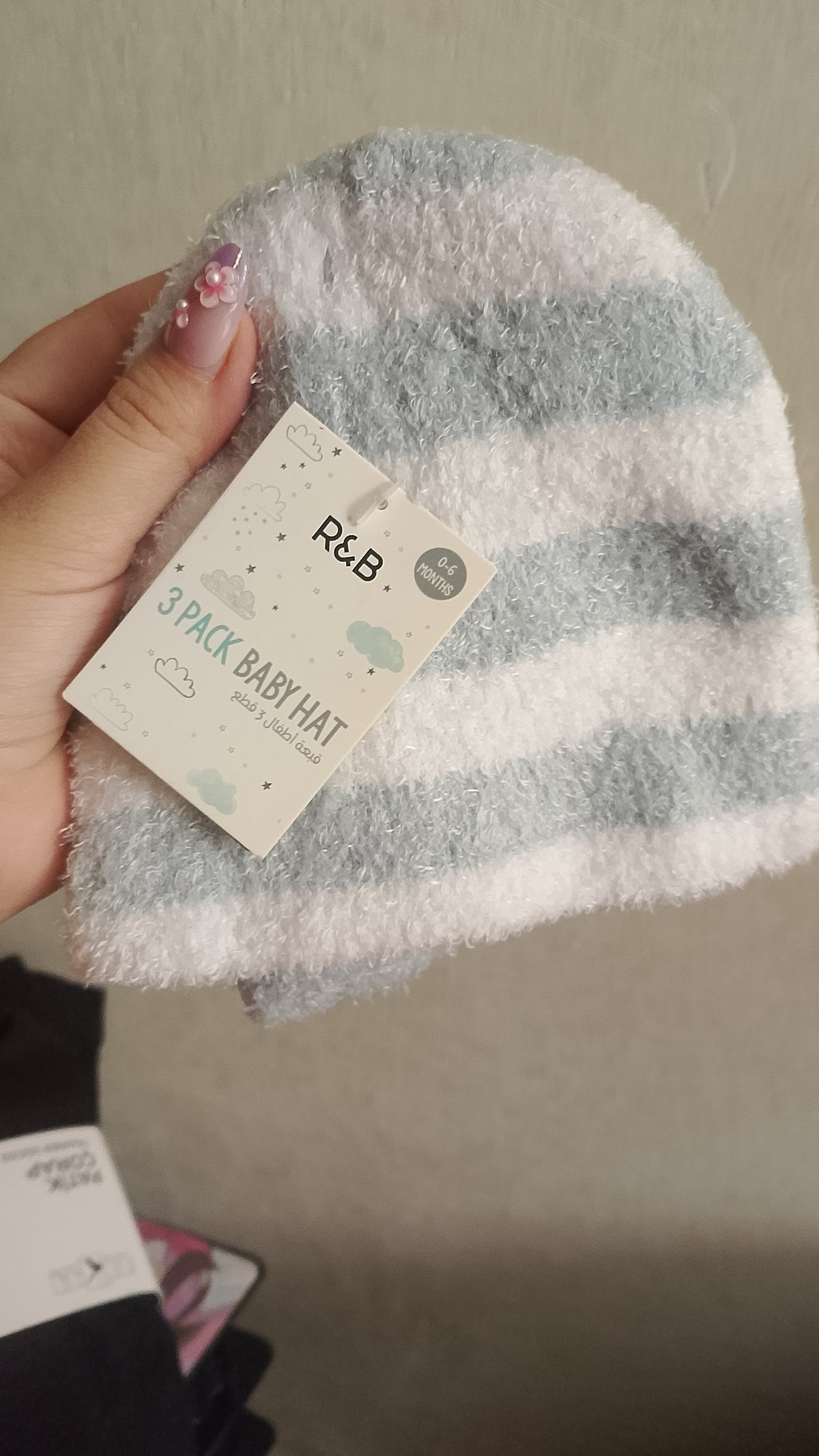 R&b baby caps pack of 3