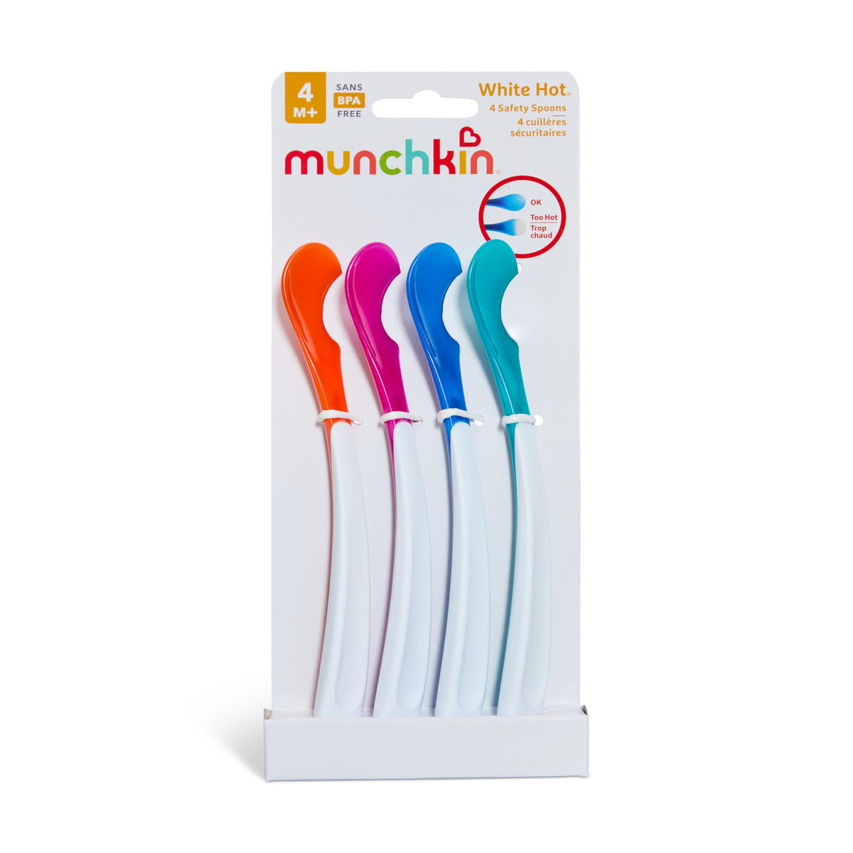 Munchkin miracle - 4 safety spoons 3m+