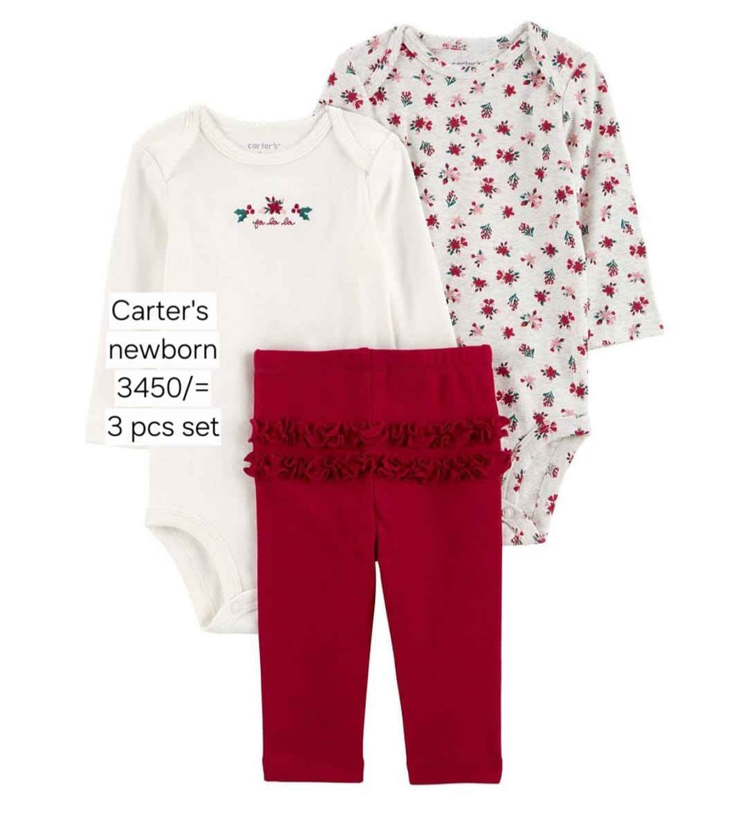 Carter's newborn 3pc set