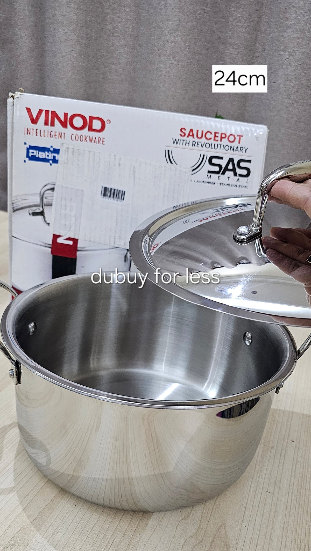 Vinod stsinless steel pot