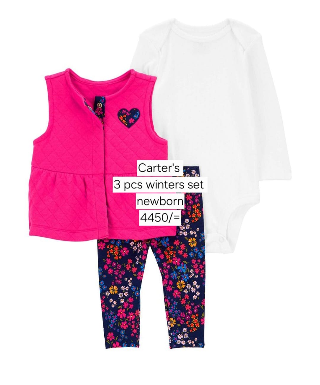 Carter's newborn 3pc set