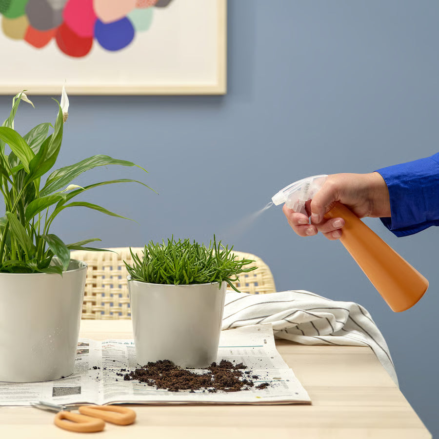 IKEA TOMAT Spray Bottle (Orange) – Adjustable Nozzle Plant Sprayer & Cleaning Mister