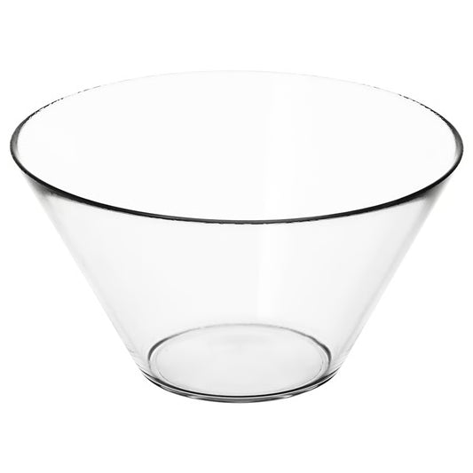 IKEA TRYGG Clear Glass Serving Bowl (28 cm) – Large Salad & Fruit Bowl